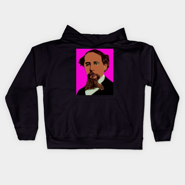 charles dickens Kids Hoodie by oryan80